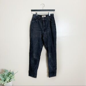 [Gap] Vintage Washed Black Denim High Rise Mom Jeans